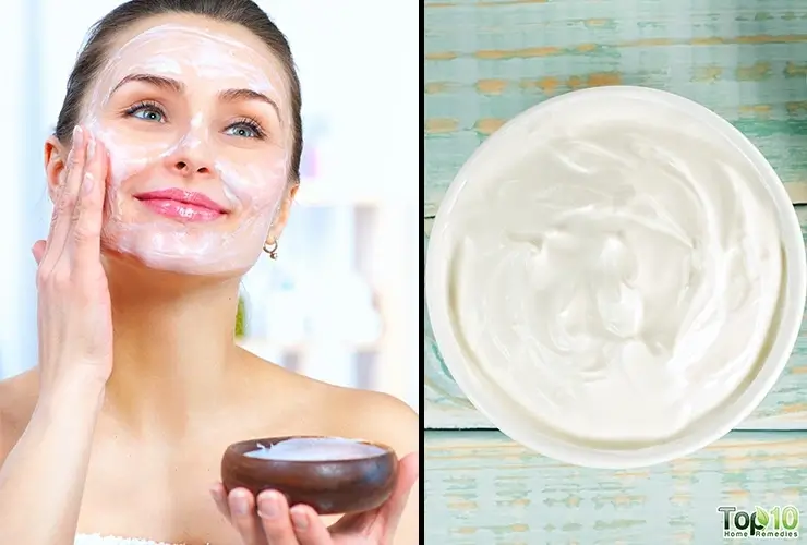 Curd face pack