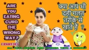 Right Way To Eat Curd